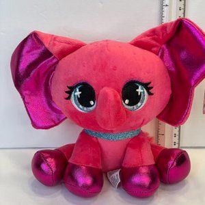 GUND P.Lushes Pets Secret Garden Member Willa Burke  Hot Pink Elephant Stuffed